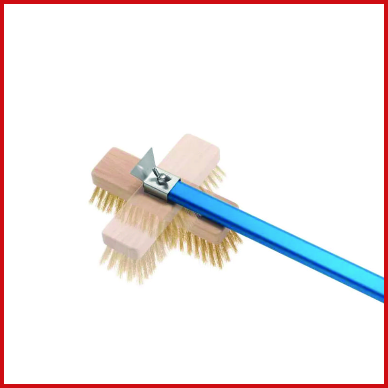 GI Metal Oven Brush AC-SP/120 - 20cm x 6cm Head - 120cm Handle